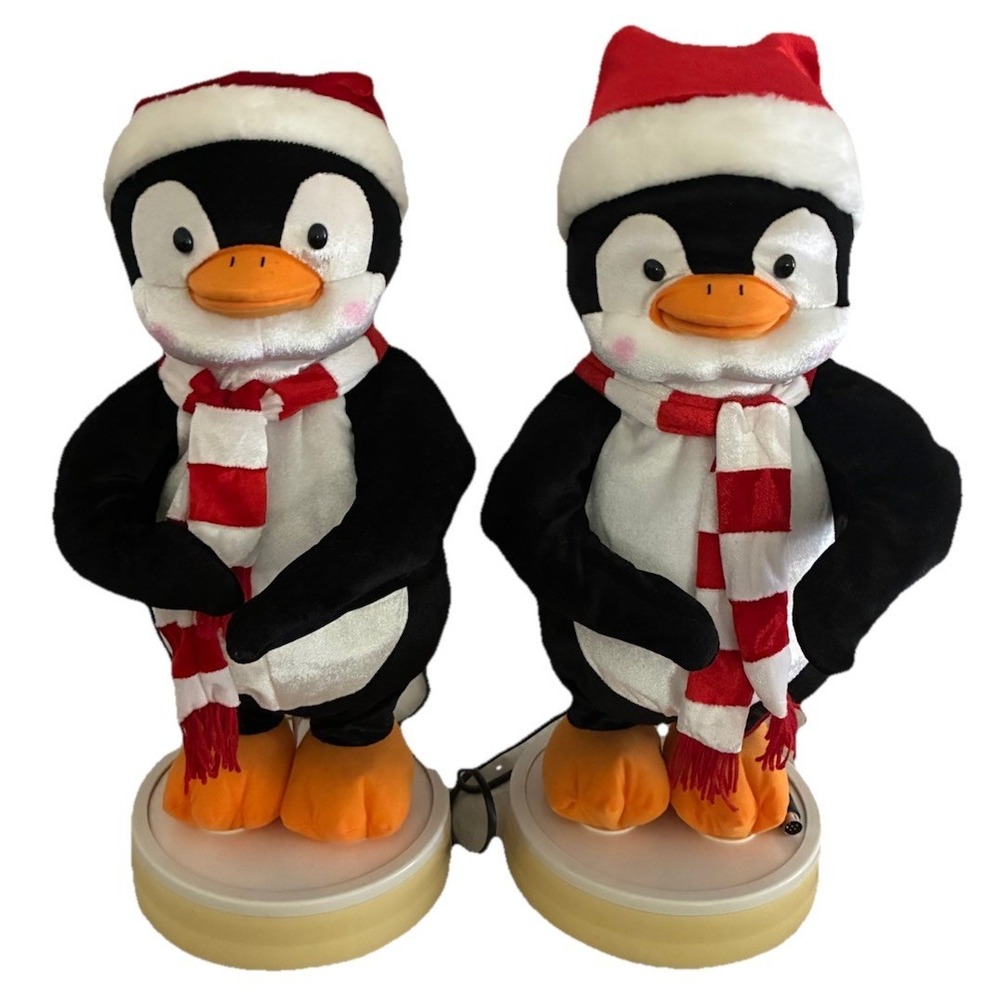 Gemmy Penguins Set of 2 for 3-Piece Animated Christmas Band *No Polar Bear